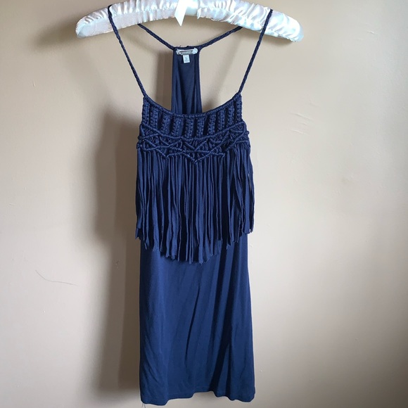 gimmicks by BKE Tops - Boutique Boho Crochet Fringe Top Sz Women’s Large